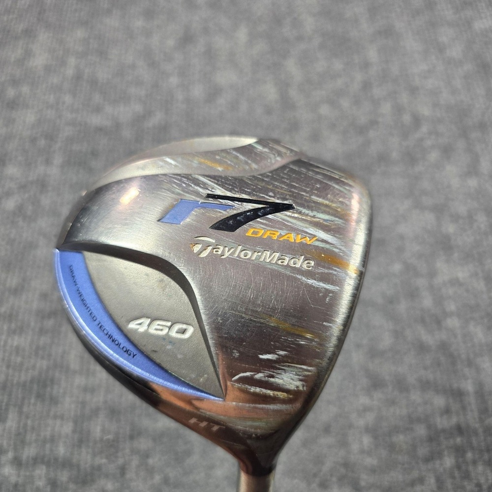 TaylorMade R7 Draw 460 Driver Golf Club Mens RH Titanium 1 Wood Silver 460cc